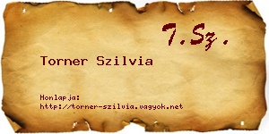 Torner Szilvia névjegykártya